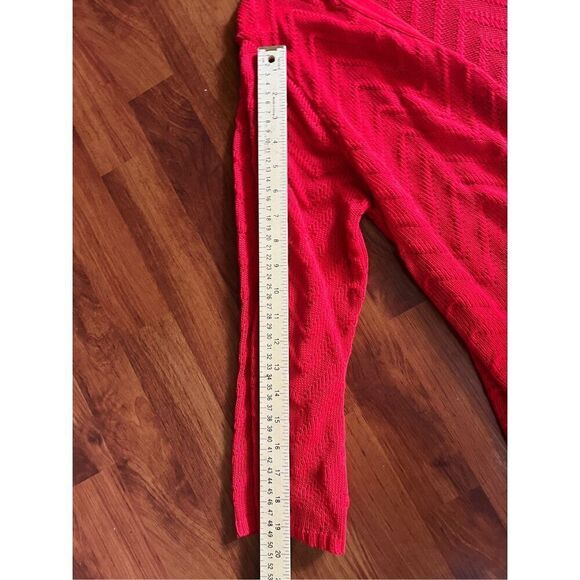 NWT Women’s Time and Tru red open front cardigan size XL - Picture 8 of 8